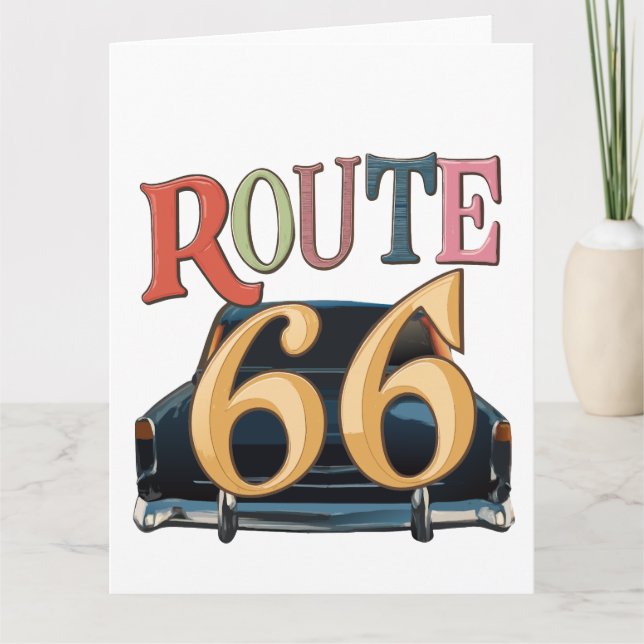 rout 66-US  Card (Front)