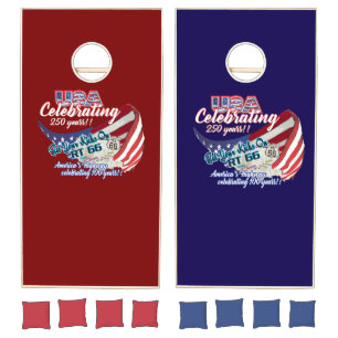 route66 USA250 corn hole set