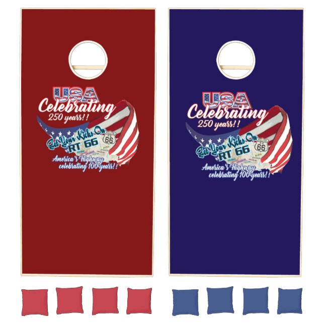 route66 USA250 corn hole set (Set)