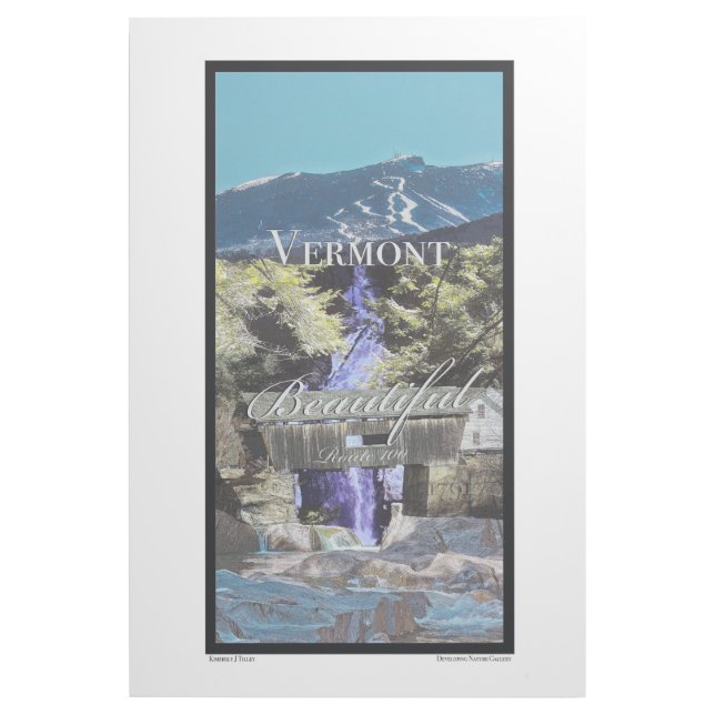 Route 100, Vermont Gallery Wrap (Front)