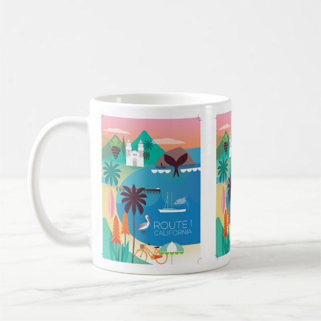 Route 1 California Mug (Left)