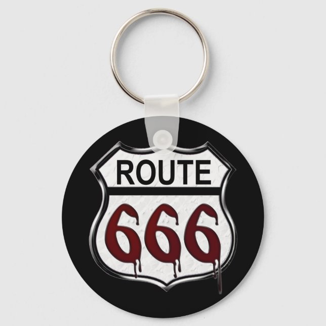 Route 666 keychain (Front)