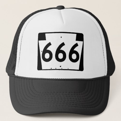 Route 666 trucker hat