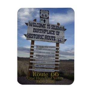 Route 66 - 100 - One Hundred Years Old 1026 -2026 Magnet