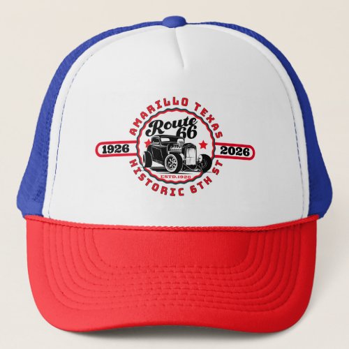 Route 66 100 Years Trucker Hat