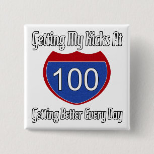 Route 66 100th Birthday Pinback Button