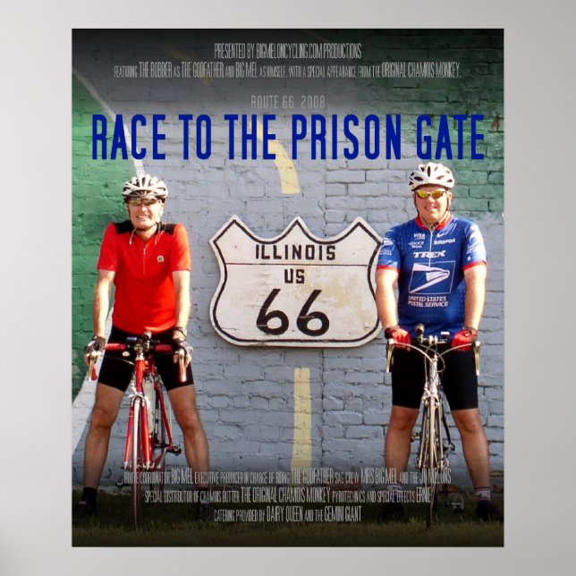 Route 66: 2008 Race to the Prison Gate Poster (Front)