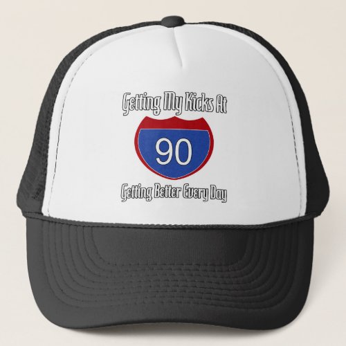 Route 66 90th Birthday Trucker Hat