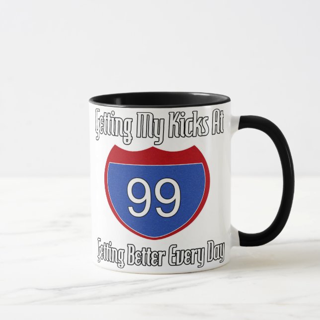 Route 66 99th Birthday Mug (Right)