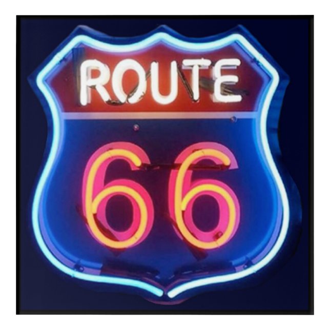 Route 66 Acrylic Print (Front)