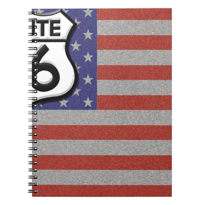Route 66 American Flag Customize It Journals