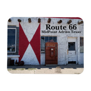 Route 66 America's Main St. Adrian Texas MidPoint  Magnet