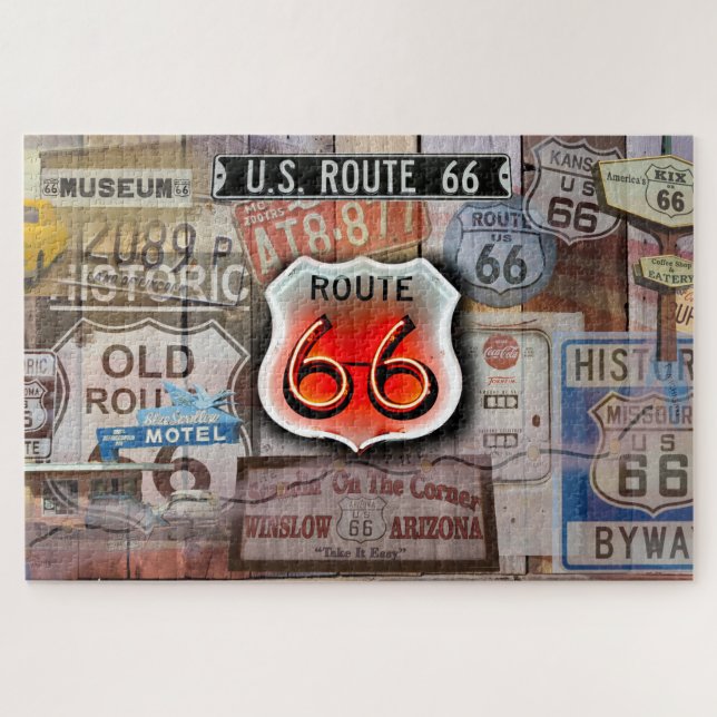 Route 66 Americas Main Street Jigsaw Puzzle (Horizontal)