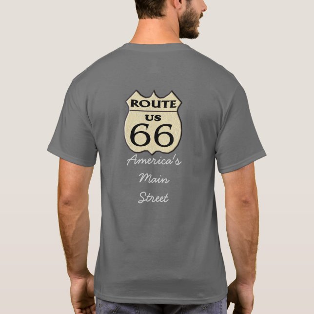 Route 66 America's Main Street - T-shirt (Back)