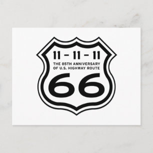Route 66 Anniversary Postcard