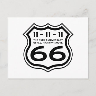 Route 66 Anniversary Postcard