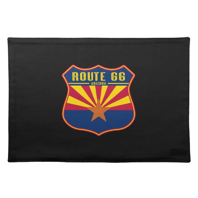 Route 66 Arizona Cloth Placemat (Front)