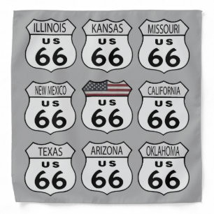 Route 66 bandana
