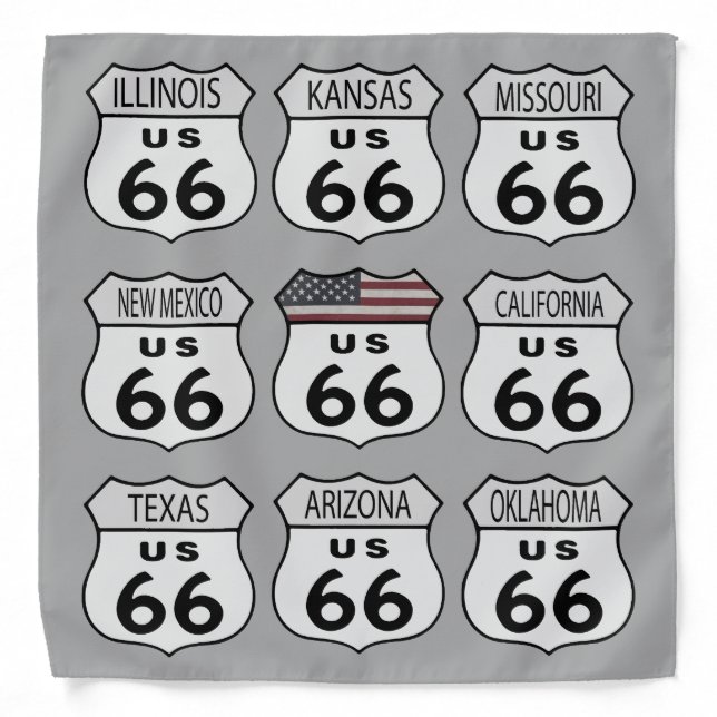 Route 66 bandana (Front)
