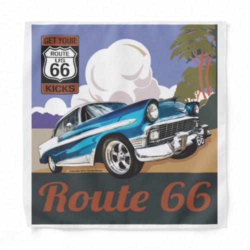 Route 66 Bandana