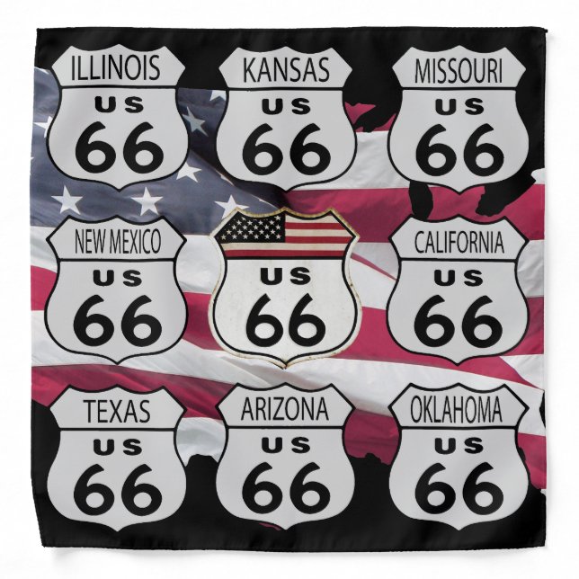 Route 66 bandana (Front)