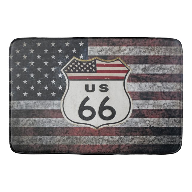 Route 66 bathroom mat (Front)