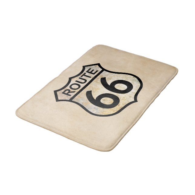 Route 66 bathroom mat (Angled)