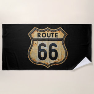 Route 66 beach towel