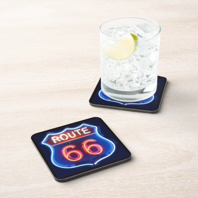 Route 66 beverage coaster (Right Side)