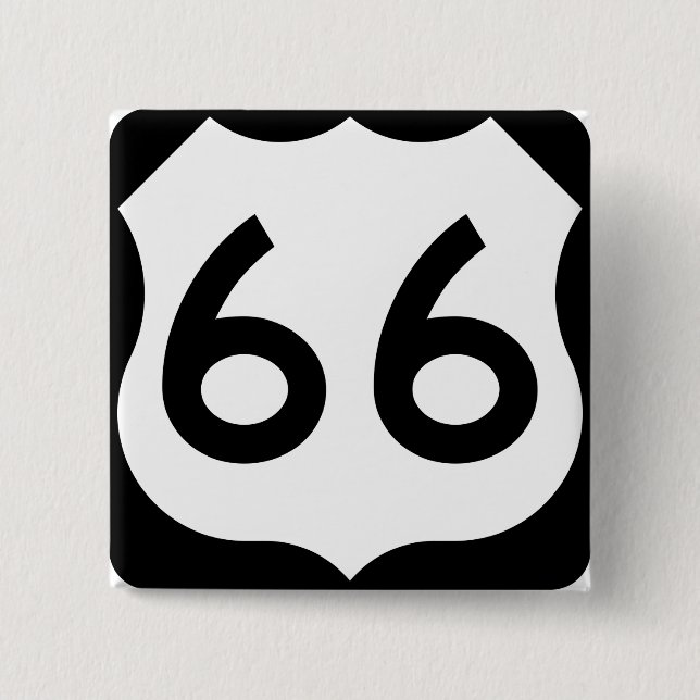 Route 66 button (Front)