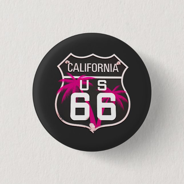 Route 66 Button (Front)