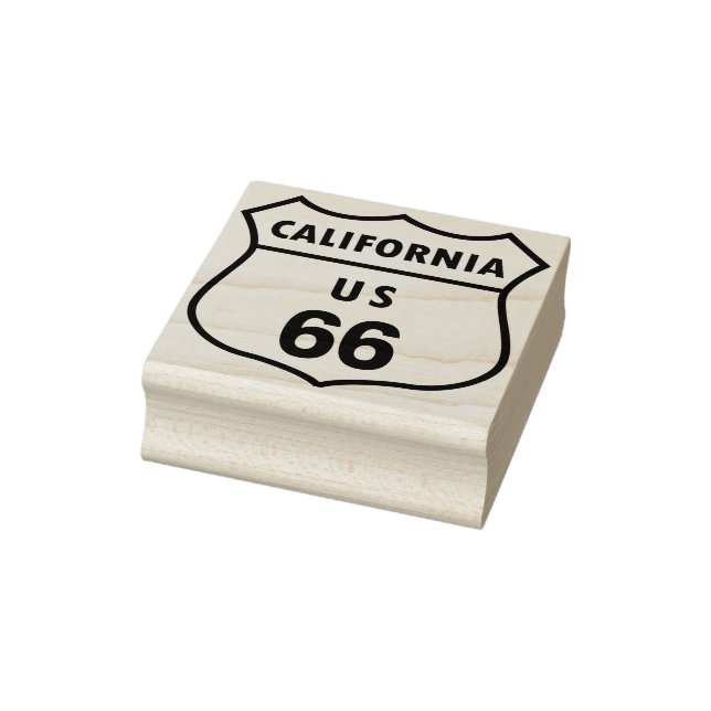 Route 66 California Rubber Stamp (Stamp)