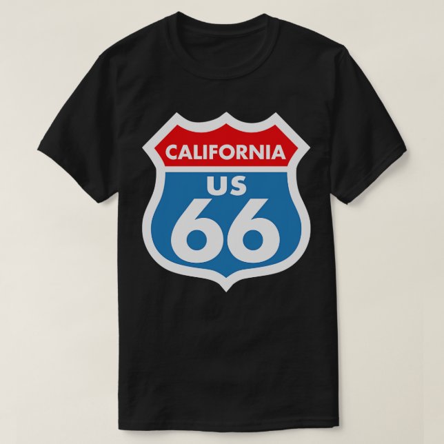Route 66 California T-Shirt (Design Front)