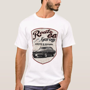 Route 66 Camaro Garage T-Shirt