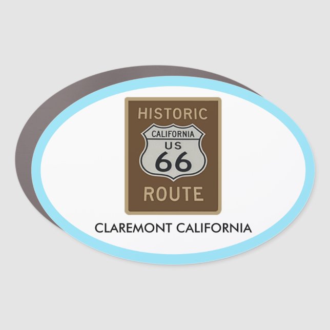 Route 66 Car Magnet (Front)