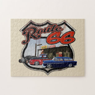 Route 66 Jigsaw Puzzles Zazzle