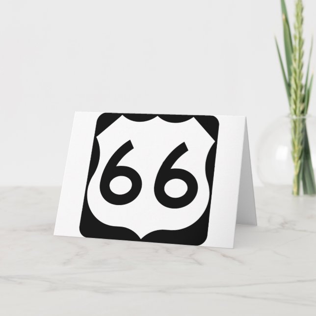 Route 66 card (Front)