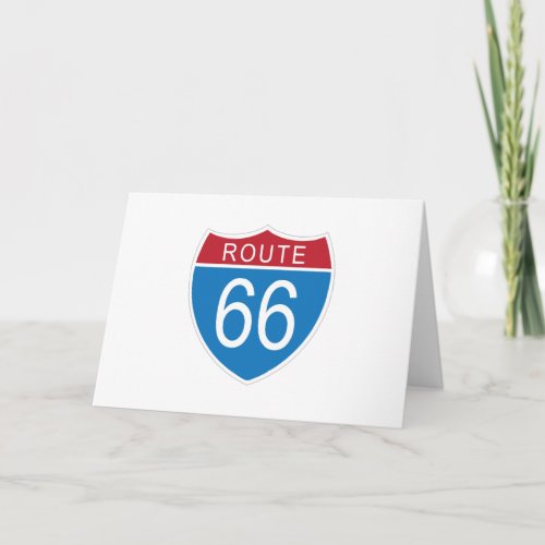 Route 66 card