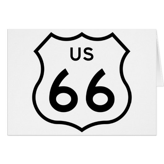 Route 66 cards (Front Horizontal)