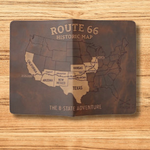 Route 66 Centennial 100th Anniversary Passport  Holder
