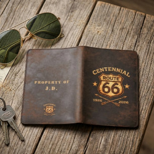 Route 66 Centennial 100th Anniversary Passport Holder