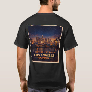 Route 66 Centennial LA Skyline Graphic T-Shirt