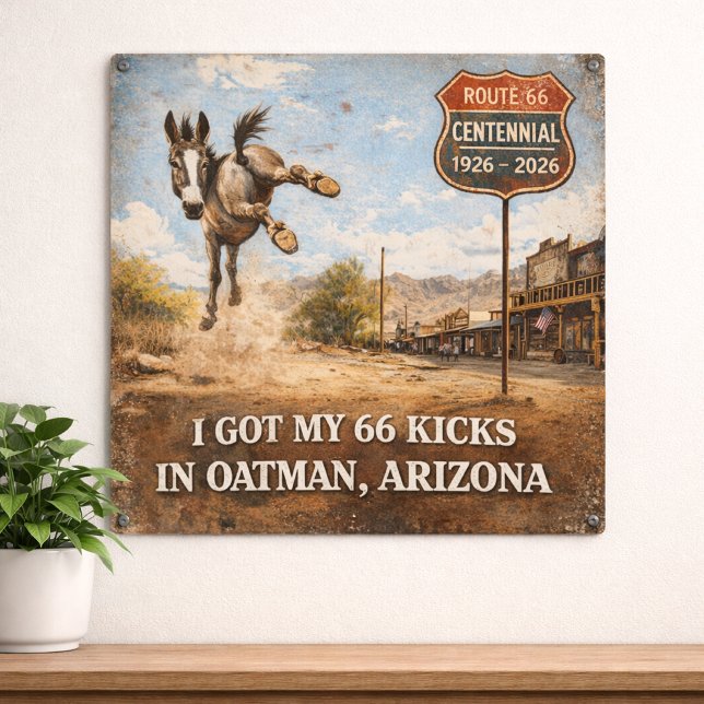 Route 66 Centennial Oatman Donkey Travel Art (Creator Uploaded)