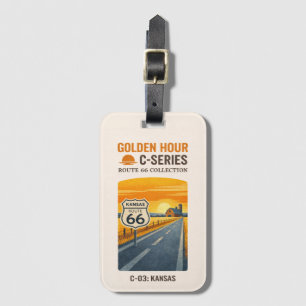Route 66 Centennial Prairie Journey Luggage Tag
