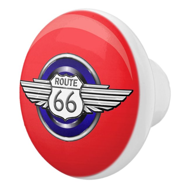 Route 66  ceramic knob (Right)