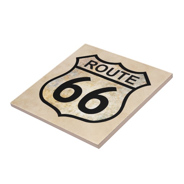 Route 66 ceramic tile (Side)