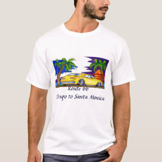 Route 66 Chicago to Santa Monica T-Shirt