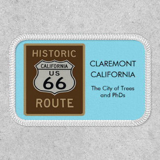 Route 66 Claremont Iron On Patch