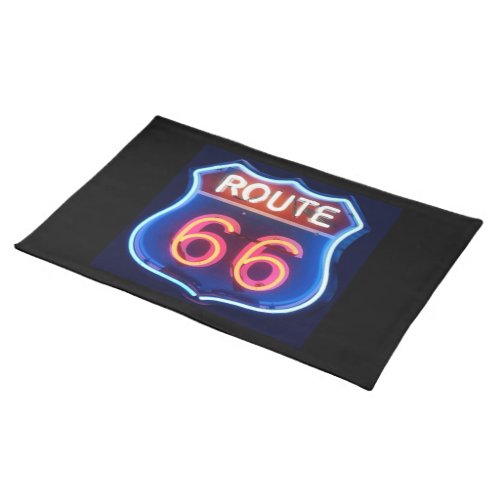 Route 66 cloth placemat