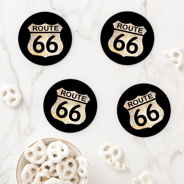 Route 66 coaster set (In Situ)